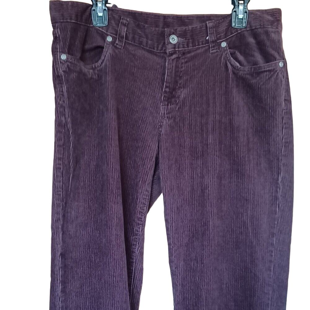 Columbia Corduroy Pants Women's Size 12 Chocolate Brown Color School Academia - Picture 2 of 6